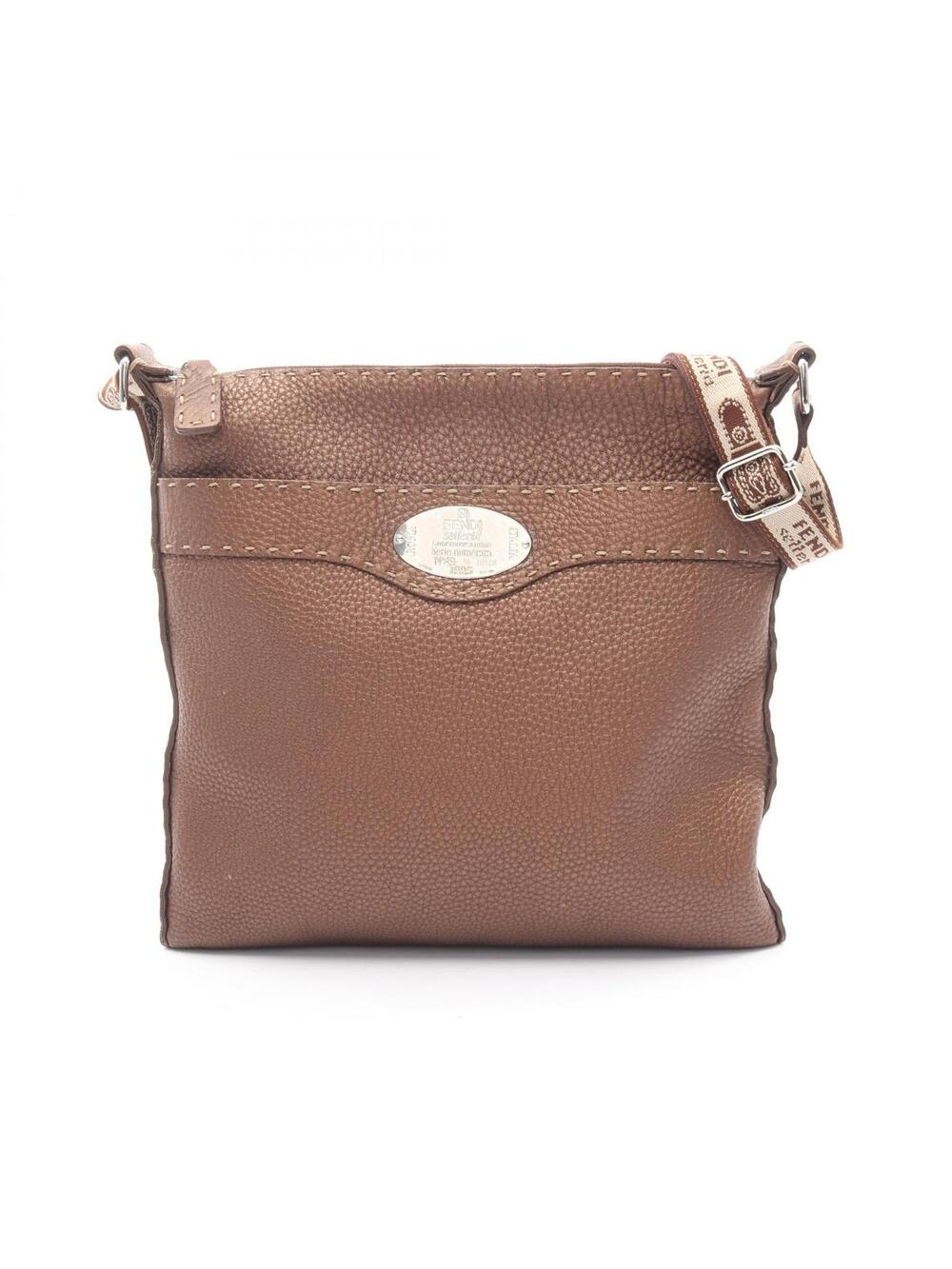 Fendi Selleria Shoulder Bag Leather #272935F60B